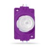 TIRA DE MODULO LED TIPO SOMBRERO 1 LUZ (MORADO)