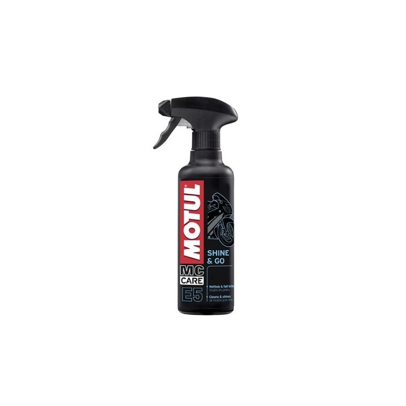 CERA Y ABRILLANTADOR MOTUL E5 SHINE & GO ATOMIZADOR 400ML
