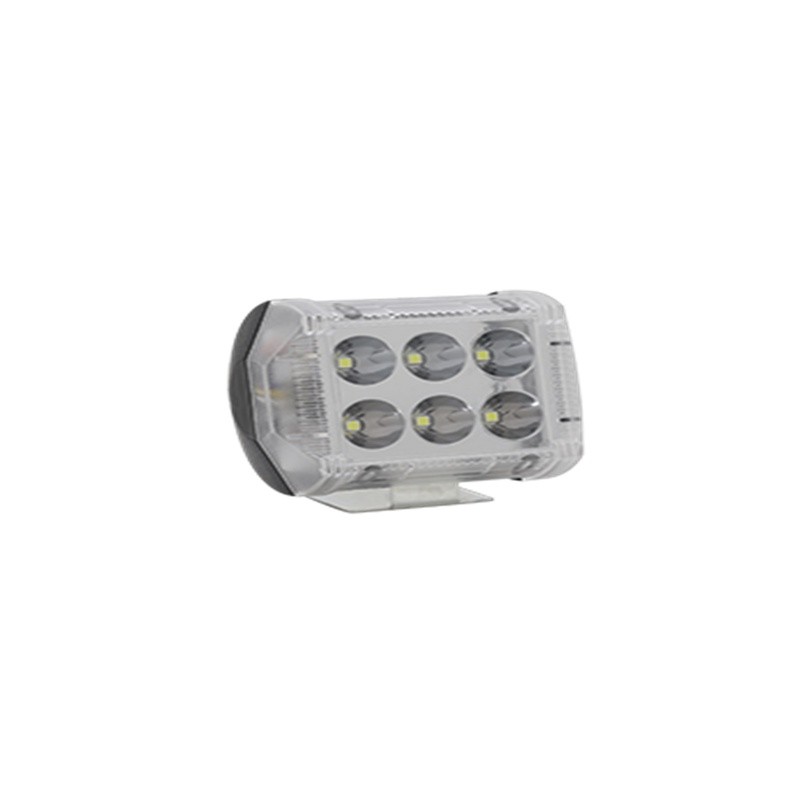 FARO AUXILIAR LED CON ESTROBO 6 LED CON LUZ DE CONTORNO LATERAL