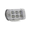 FARO AUXILIAR LED CON ESTROBO 6 LED CON LUZ DE CONTORNO LATERAL