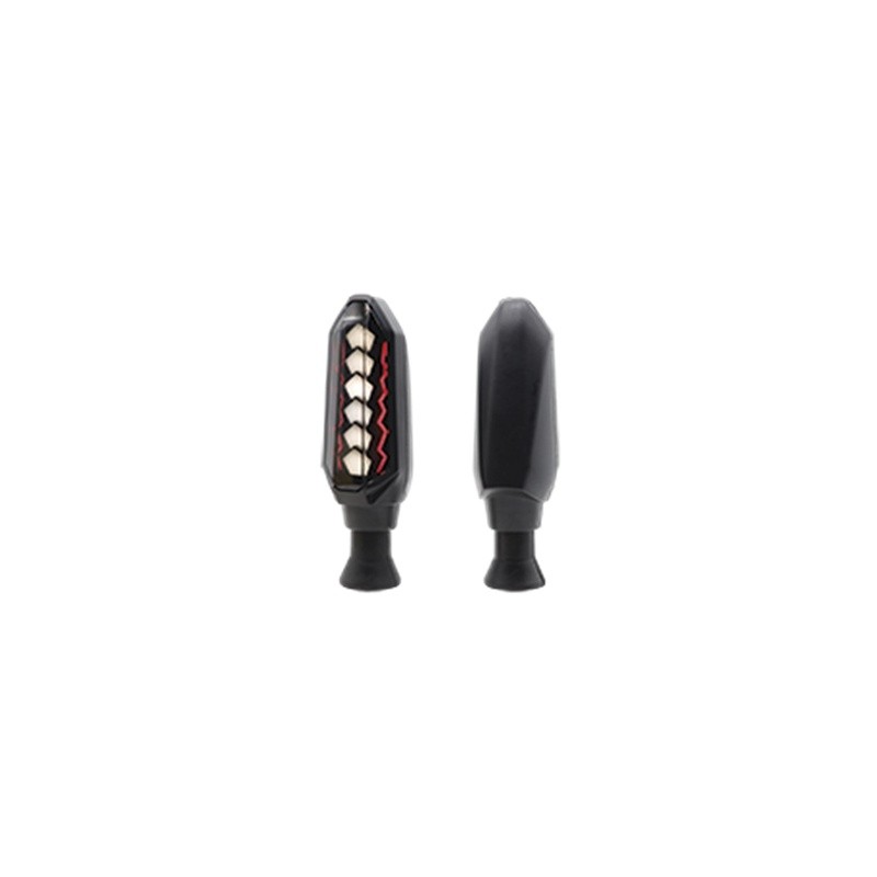 DIRECCIONAL LED BI-COLOR SECUENCIAL UNIVERSAL (AMARILLO-AZUL)