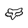 CALCOMANIA FOX ROSTRO BLANCO/NEGRO