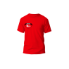 PLAYERA ROJO, LOGO NEGRO