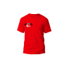 PLAYERA ROJO, LOGO NEGRO