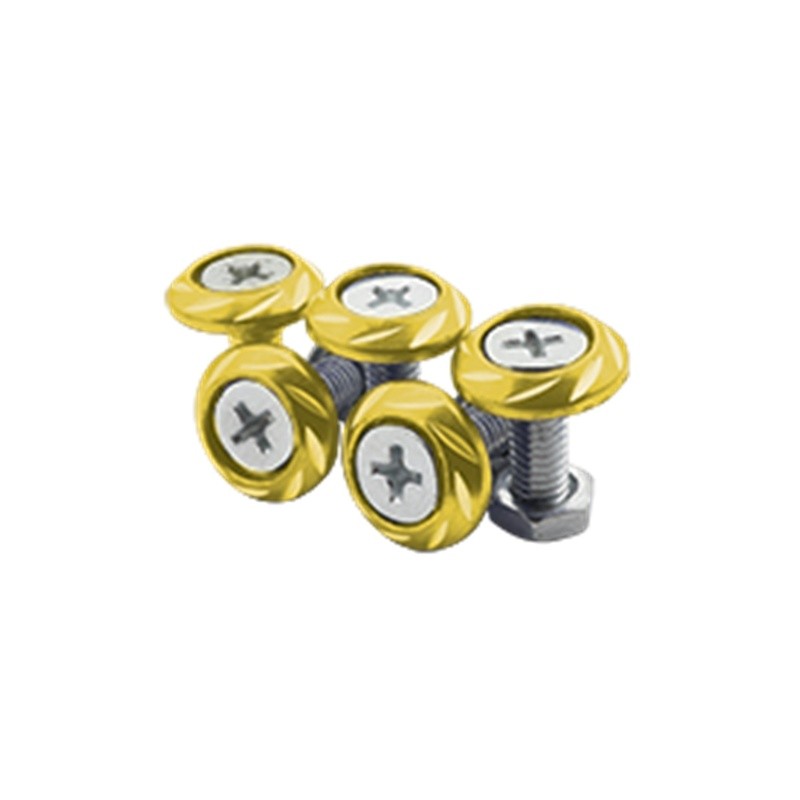TORNILLO PLANO DECORATIVOS DORADO UNIVERSAL
