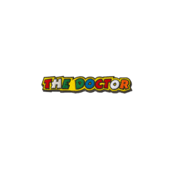 CALCOMANIA LETRAS THE DOCTOR COLORES