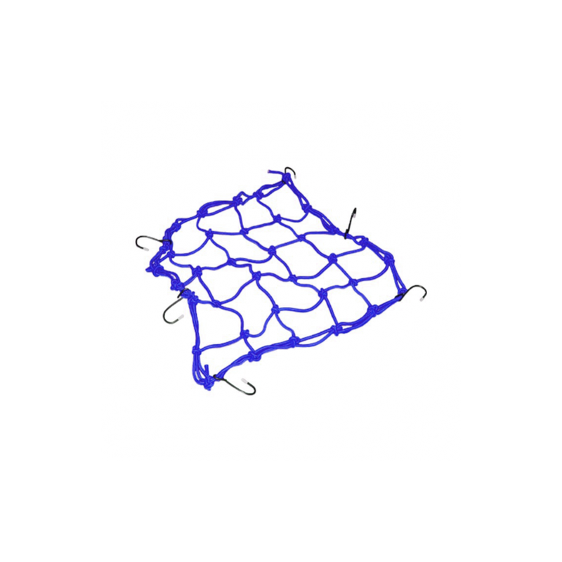 RED ELÁSTICA 40 X 40 CM 6 GANCHOS AZUL