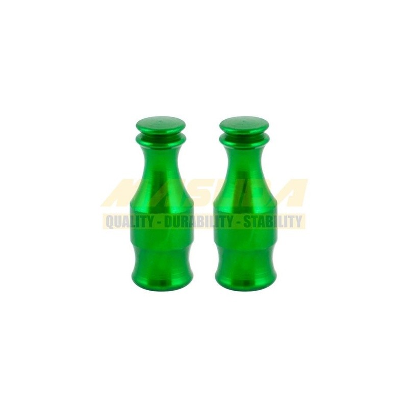 TAPON DE VALVULA DE AIRE ALUMINIO BOTELLA VERDE