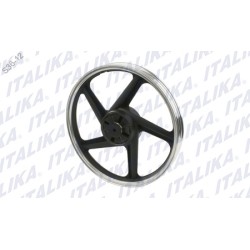 RIN TRASERO ALUMINIO NEGRO FT125, FT125 SPORT, XFT125, FT125 NEW SPORT, FT125 CLASICA, FT125 CHAKARERA