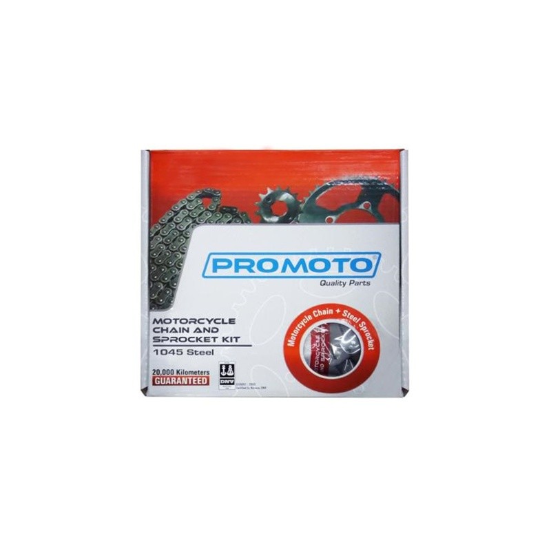 JUEGO ENGRANES PROMOTO 38DX15D CON CADENA 428X104L P/ITALIKA 125Z