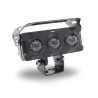 FARO AUXILIAR RECTANGULAR 3 OJOS CON LUPA LUZ BLANCA Y AMARILLA