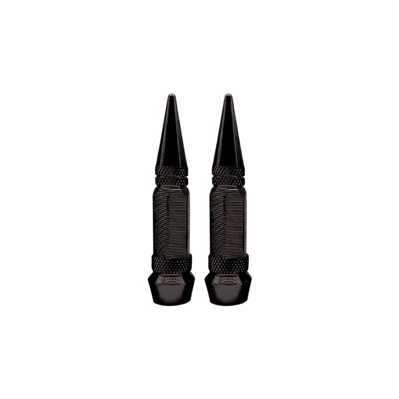 TAPON DECORATIVO PARA VALVULA EN FORMA DE PUNTA (NEGRO)