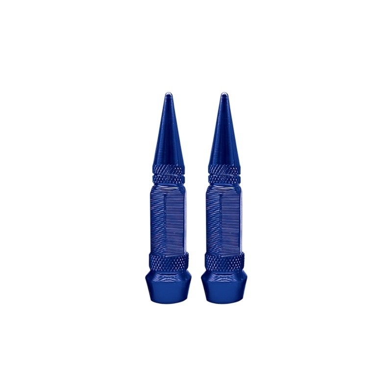 TAPON DECORATIVO PARA VALVULA EN FORMA DE PUNTA (AZUL)