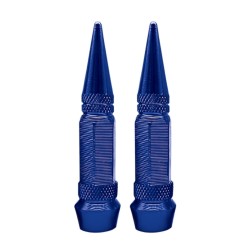 TAPON DECORATIVO PARA VALVULA EN FORMA DE PUNTA (AZUL)