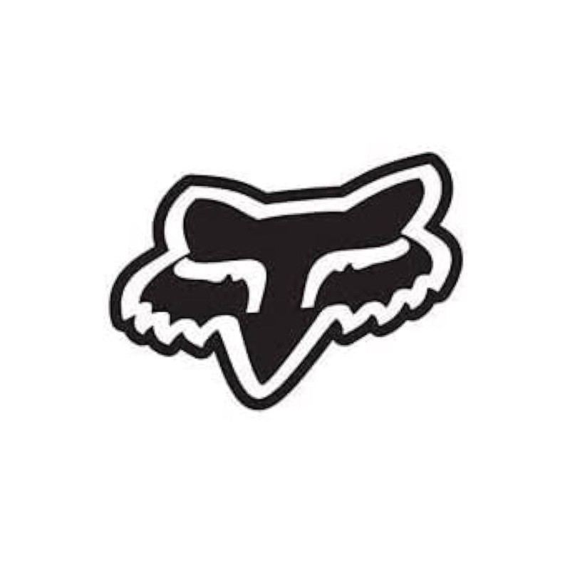 CALCOMANIA LOGO FOX EN NEGRO