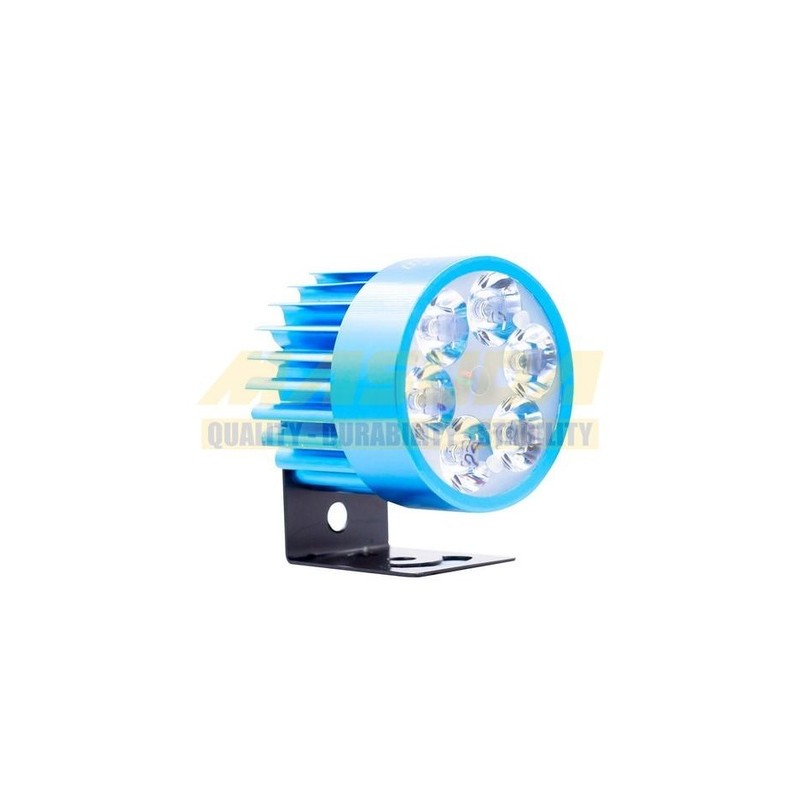FARO AUXILIAR LEDS P/MOTOCICLETA IR1571 8-80V 6W AZUL