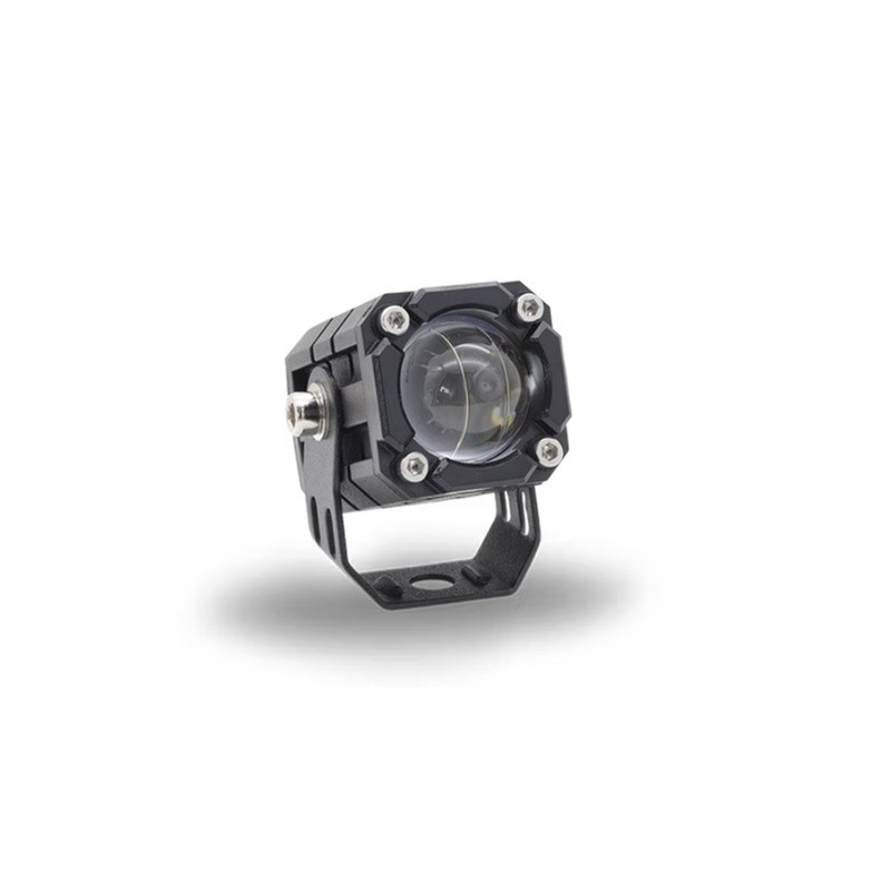 FARO AUXILIAR LED CON ESTROBO Y LUPA CON LUZ BLANCA Y AMARILLA