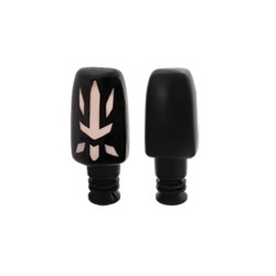 DIRECCIONAL LED SECUENCIAL TIPO CARRERA  UNIVERSAL (AMARILLO-BLANCO)