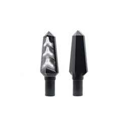 DIRECCIONAL LED SECUENCIAL TIPO RAYO UNIVERSAL (AMARILLO-BLANCO)