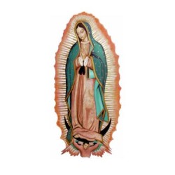 CALCOMANIA GRANDE VIRGEN BENDICE MI CAMINO