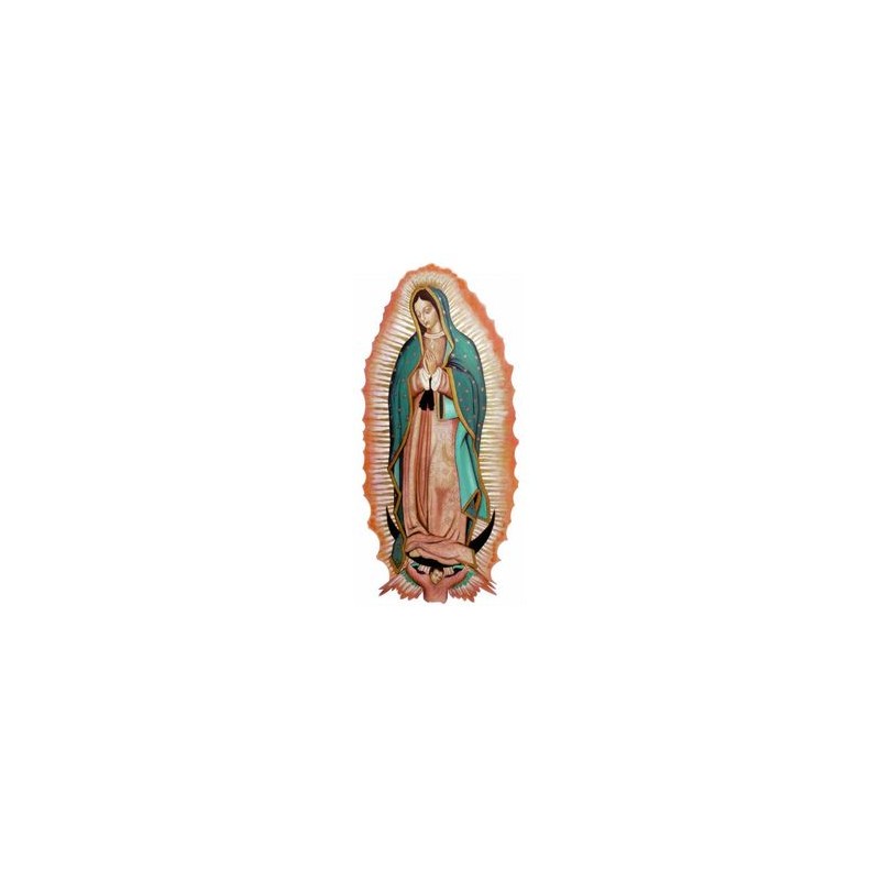 CALCOMANIA GRANDE VIRGEN BENDICE MI CAMINO