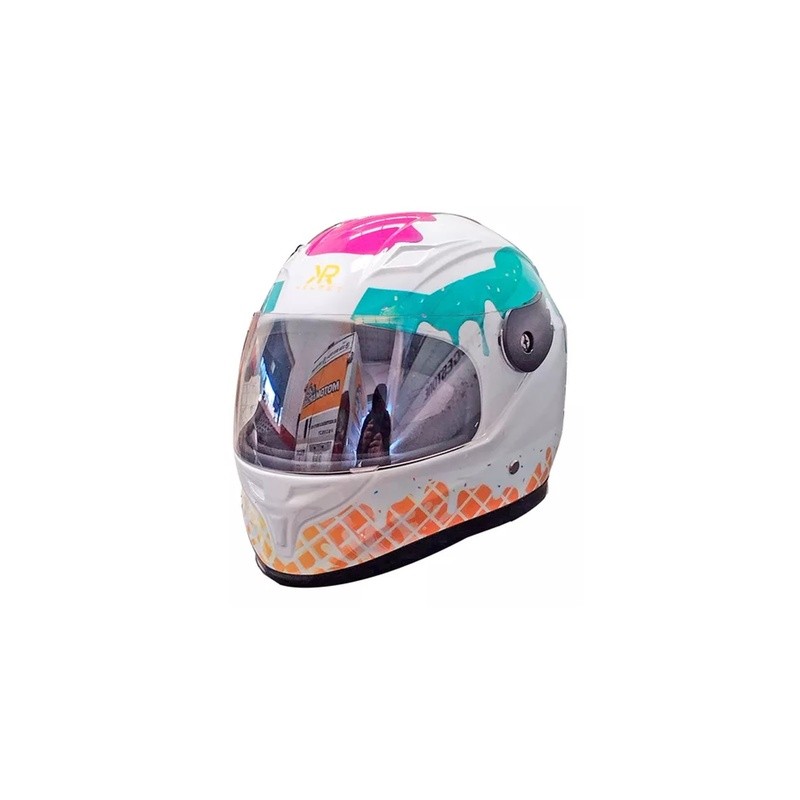 CASCO CERRADO INFANTIL C/LUZ ICE CREAM BRILLANTE ICECREAM