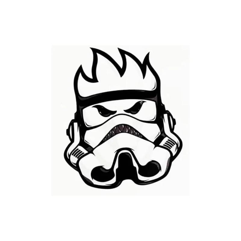 CALCOMANIA REFLEJANTE STAR WARS