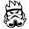 CALCOMANIA REFLEJANTE STAR WARS