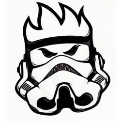 CALCOMANIA REFLEJANTE STAR WARS
