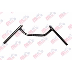 MANUBRIO TIPO MURCIELAGO UNIVERSAL TUBO 7/8 CAL. 14 NEGRO