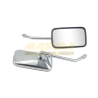 JUEGO ESPEJO P/ CHOPER CROMADO CUADRADO M10