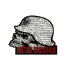 CALCOMANIA REFLEJANTE CALAVERA PERIODICO