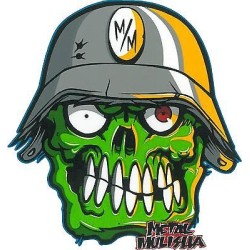 CALCOMANIA REFLEJANTE CALAVERA METAL MULISHA