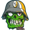 CALCOMANIA REFLEJANTE CALAVERA METAL MULISHA
