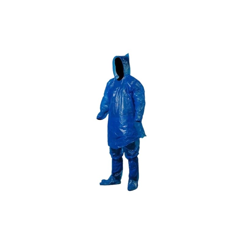 ISP IMPERMEABLE DE BOLSILLO AZUL UNITALL