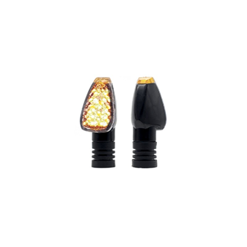 DIRECCIONAL LED NEGRO BRILLANTE UNIVERSAL (AMARILLO)