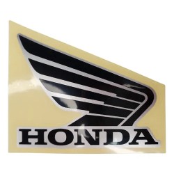 CALCOMANIA REFLEJANTE ALA HONDA IZQUIERDA