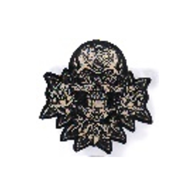 CALCOMANIA GRANDE CALAVERA MUJER CON FLORES