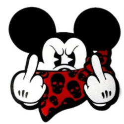 CALCOMANIA GRANDE MICKEY GROSERO