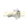 TORNILLO DECORATIVO ALUMINIO CON COLORES ESTRELLA M6 PLATA
