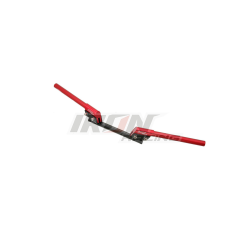 MANUBRIO ALUMINIO XTREME IRON RACING COLOR ROJO