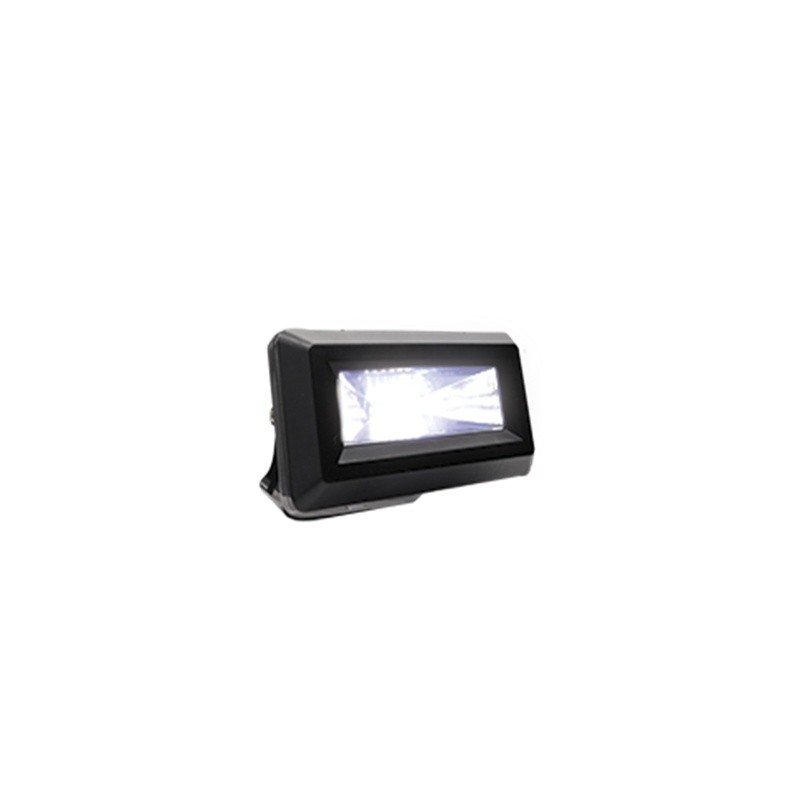 FARO RECTANGULAR 6 LED 1 CELDA LUZ BLANCA CON LUZ ALTA, BAJA Y ESTROBO