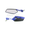 ESPEJO P/MOTO IRON RACING MODERNO NEGRO/AZUL