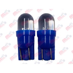 FOCO LED DE PELLIZCO T10/T13 12V LUZ AZUL