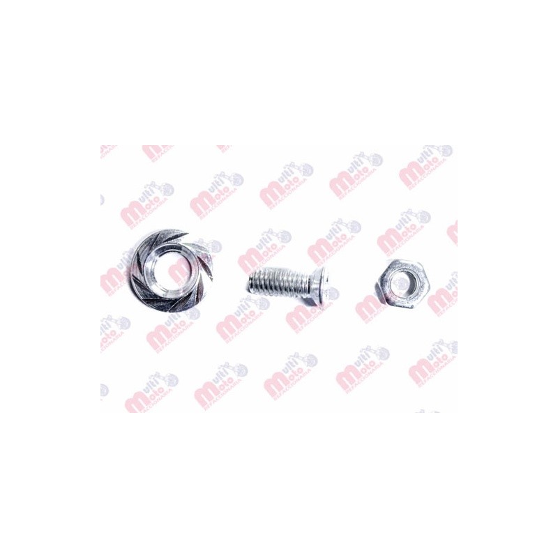 TORNILLO DECORATIVO ALUMINIO CON COLORES REDONDO M6 PLATA