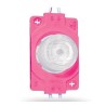 TIRA DE MODULO LED TIPO SOMBRERO 1 LUZ (ROSA)