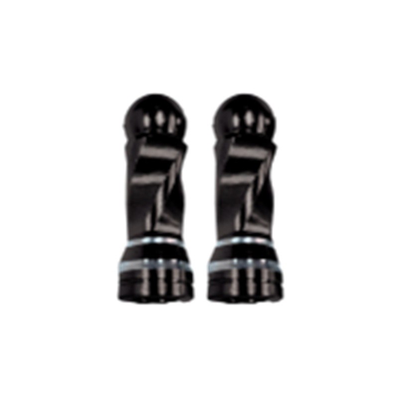 TAPON DECORATIVO PARA VALVULA EN FORMA RODONDO (NEGRO)