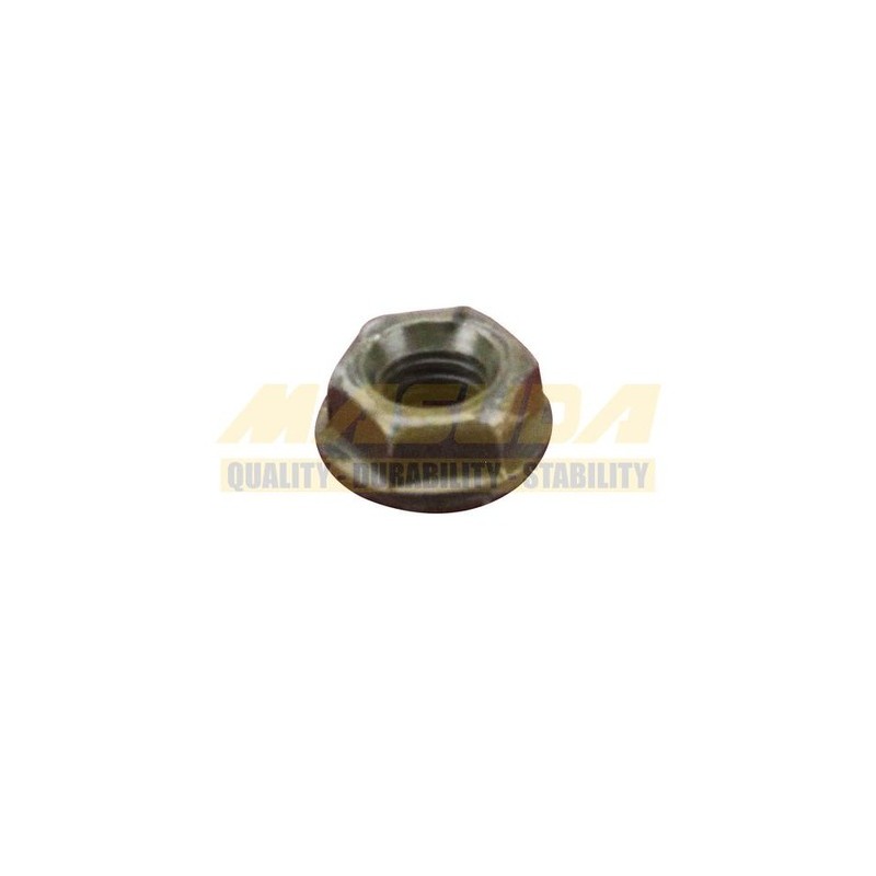TUERCA HEXAGONAL FLANGE SERRADA ZINCADA M6