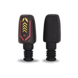 DIRECCIONAL LED SECUENCIAL TIPO DEPORTIVA  UNIVERSAL (AMARILLO-ROJO)