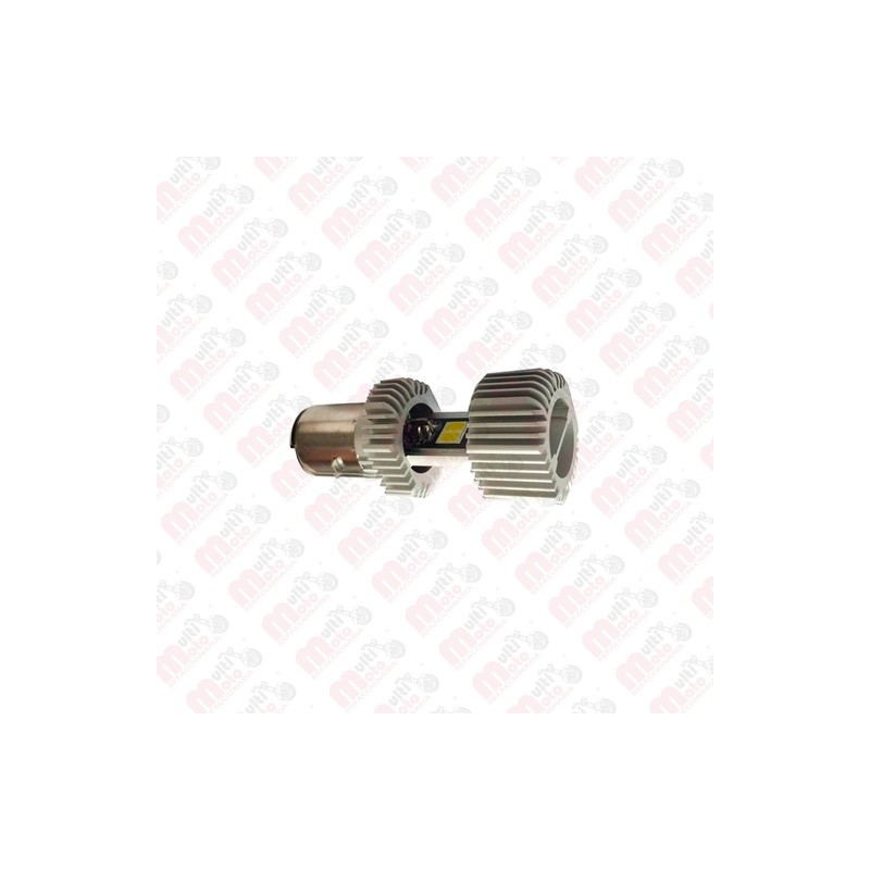 FOCO LED ALUMINIO P/MOTOCICLETA PREMIUM IR0525 BA20D 10-100V 14W 2000LM